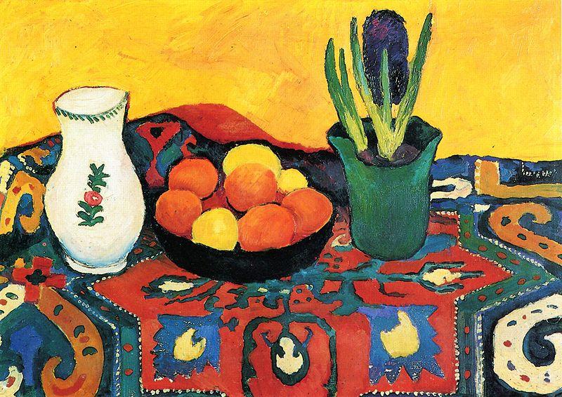 August Macke Hyazinthenteppich